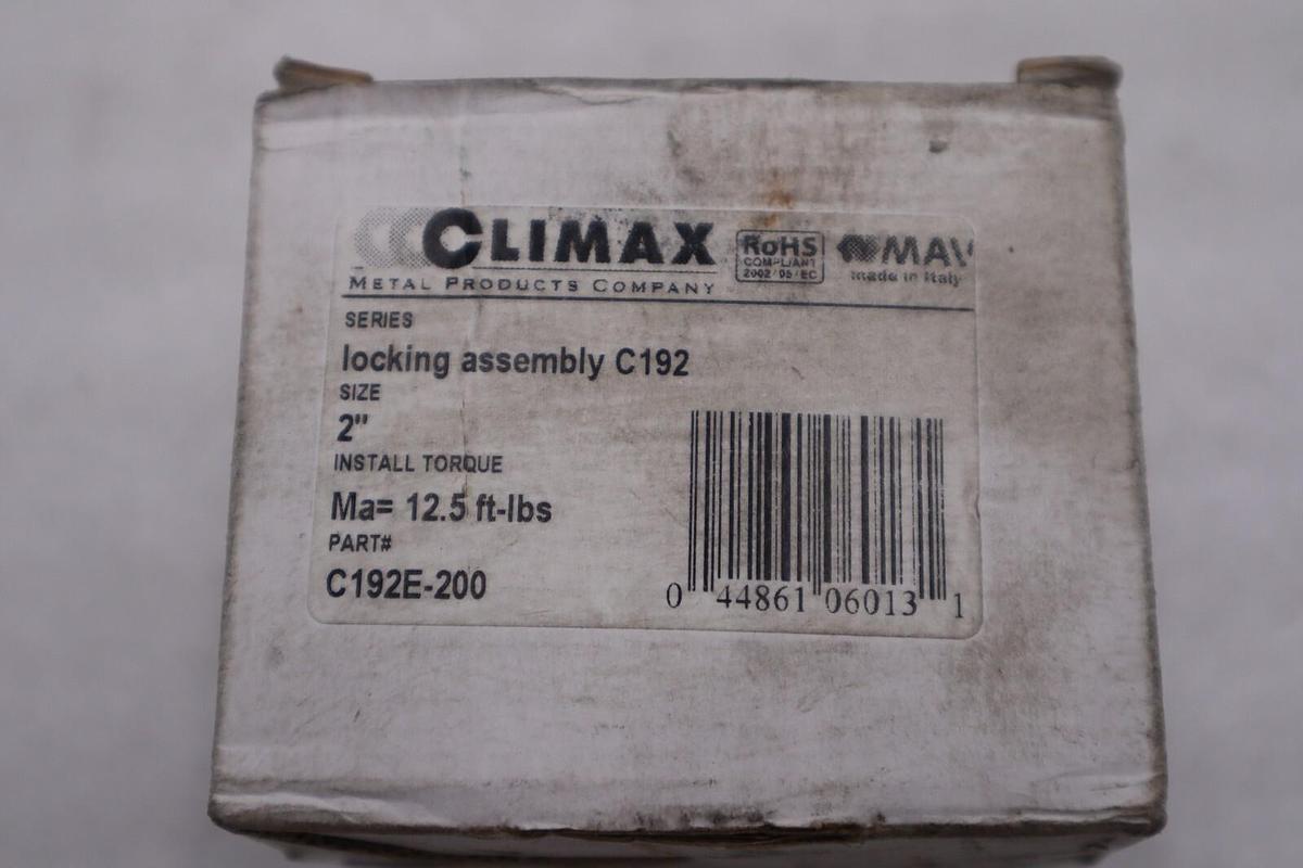 NEW Climax Metal Products C192E-200 Keyless Locking Assembly STOCK H246A