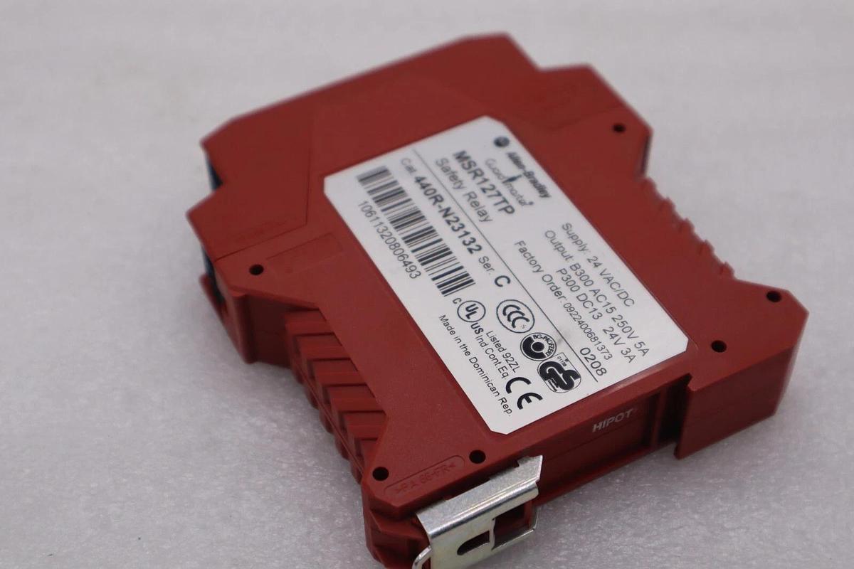 Used Allen Bradley - AB - 440R-N23132 Ser. C - Safety Relay - MSR127TP STOCK K-3934
