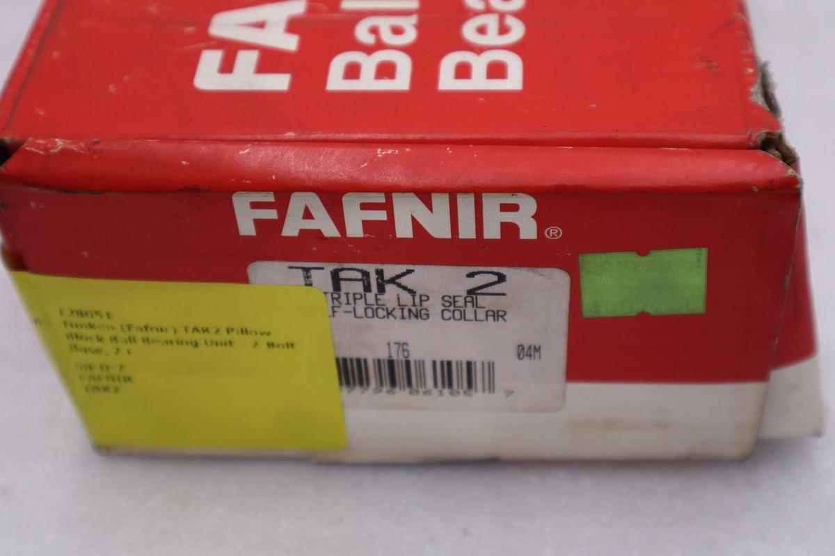 NEW Fafnir TAK2 Pillow Block Bearing TAK-2 STOCK 2994CC