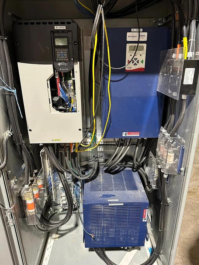 Used ALLEN BRADLEY 150 HP DRIVE CABINET 20G1AND186JA0NNNNN W/ BONITRON REGENS #S441