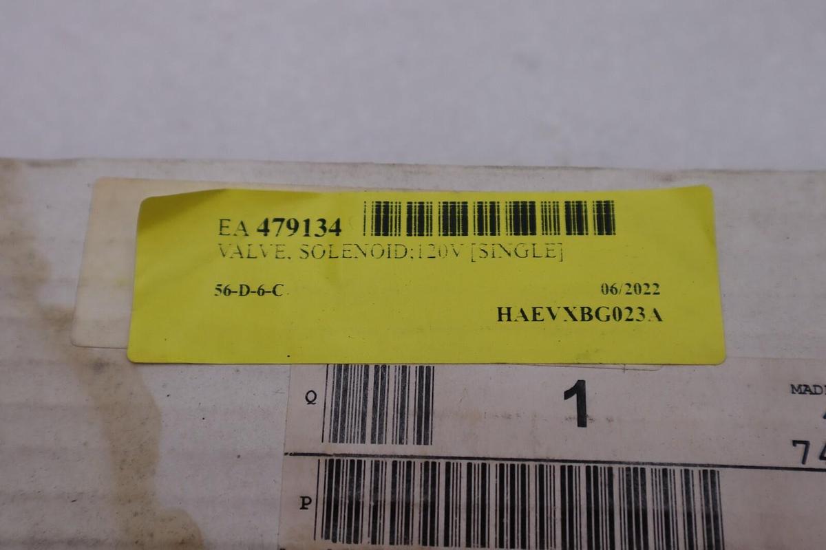 Used PARKER HAEVXBG023A VALVE SOLENOID 120V STOCK #078-A