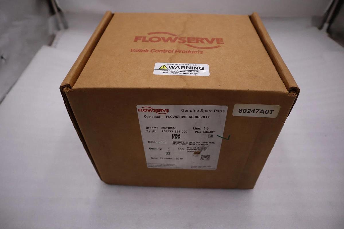 Used FLOWSERVE APEX8000/ APEX8000X80247A0T - BRAND NEW - STOCK H2885A
