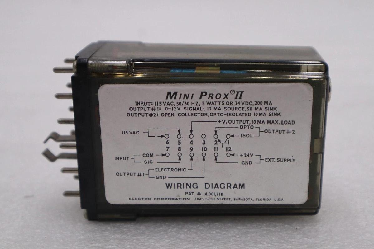 Used ELECTRO CORPORATION 55141B NEW IN BOX STOCK 118-A