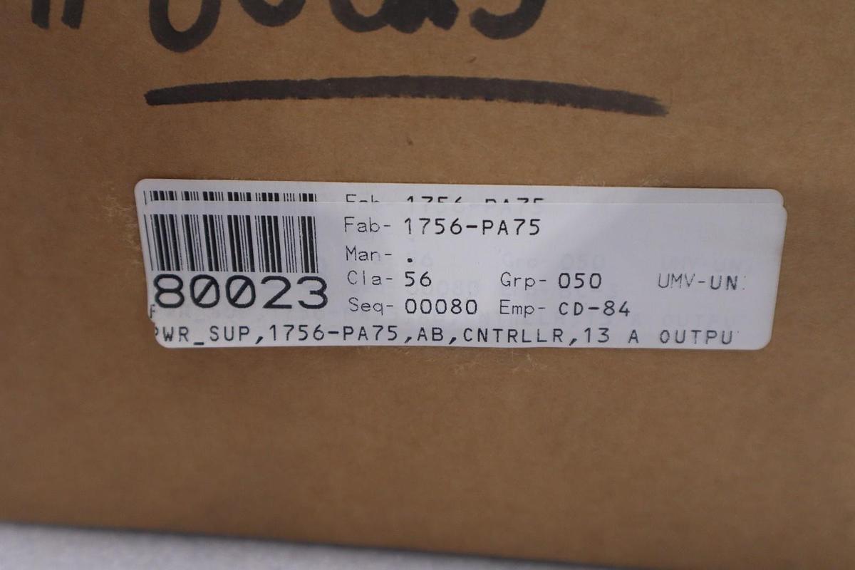 Allen-Bradley 1756-PA75 ControlLogix AC Power Supply - NEW SEALED - STOCK GF872