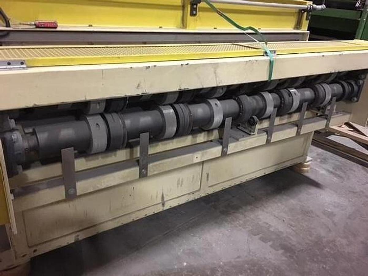 Used 90" WIDE CORE LINK CORE STRIPPER SYSTEM 16" DIAMETER ROLL CAPACITY