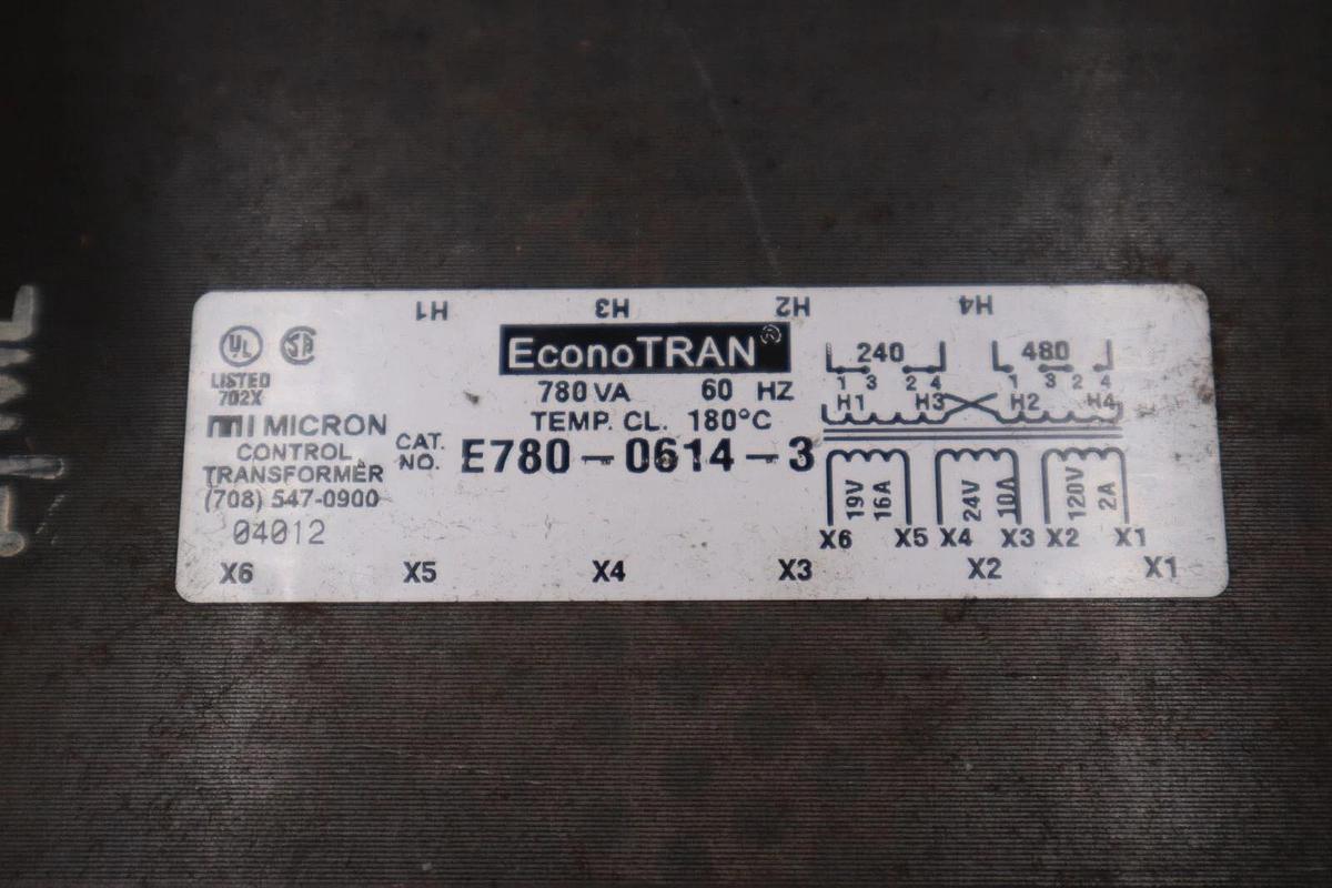 NEW MICRON TRANSFORMER E780-0614-3 STOCK H472