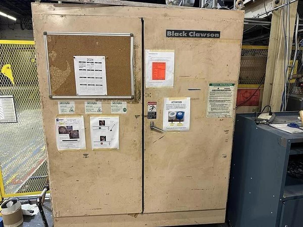 Used 63" BLACK CLAWSON TURRET REWIND WITH SPLICER 48" DIAMETERS