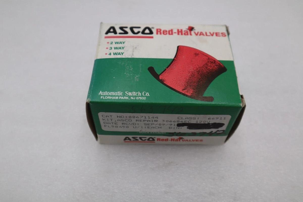 Used NEW ASCO 306686-U REBUILD KIT 8302 AC VALVE PART STOCK G822A