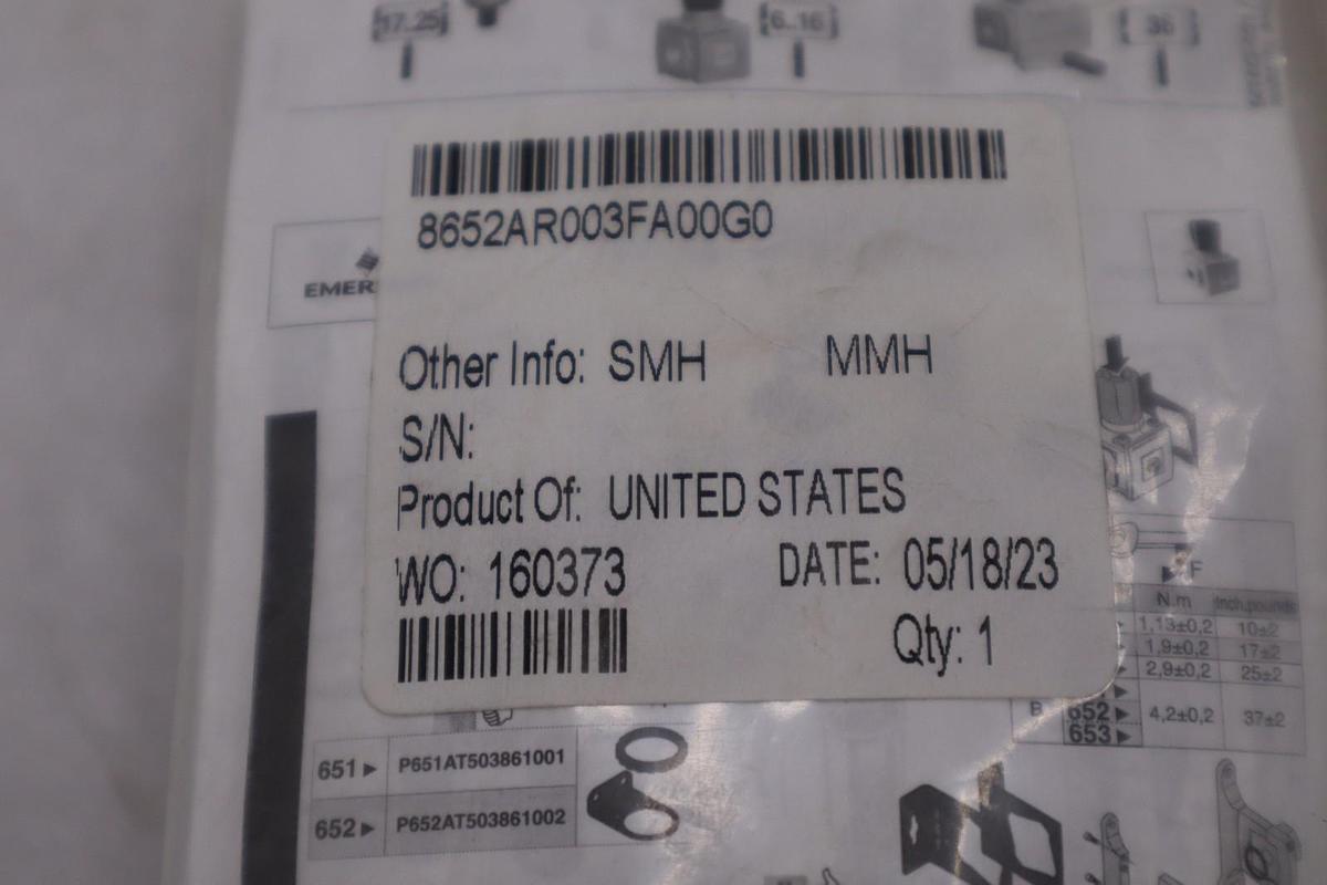 Aventics Regulator 8652AR003FA00G0 - NEW IN BOX - STOCK GF1070