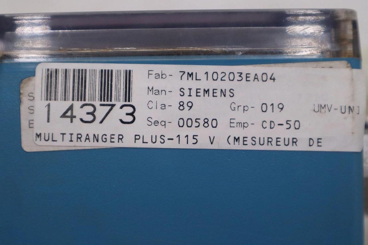 Used Siemens Milltronics 7ML10203EA04 Multiranger Plus Level Monitor Relay Box GF1073