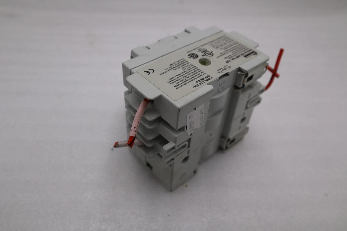 Used BUSSMANN RDF30CC-3 FUSIBLE DISCONNECT SWITCH 30A 600VAC 3PH STK H1729