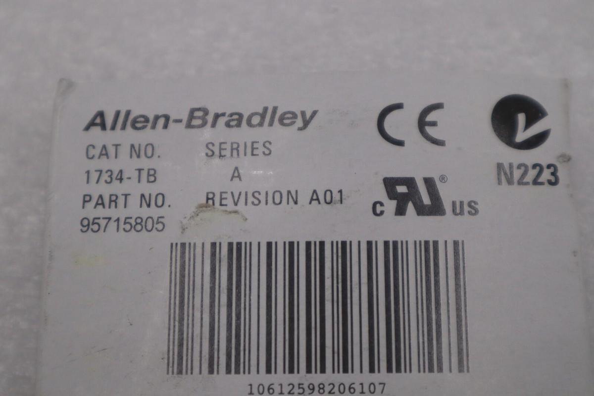 Used NEW OPEN BOX AB Allen Bradley 1734-MB Point I/O Base 1734-MB STOCK G346A