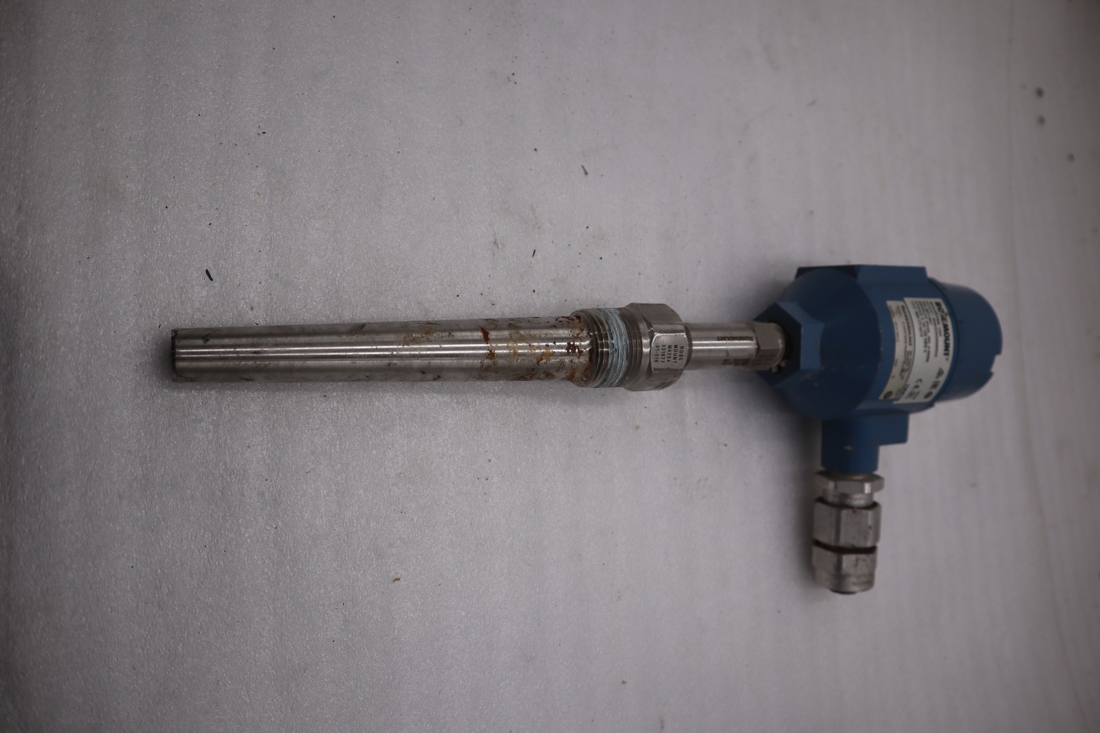 Used Rosemount 214C Temperature Sensor 214CRTSMB1S4E0077SLXAXW -50 TO 450 C #3526A