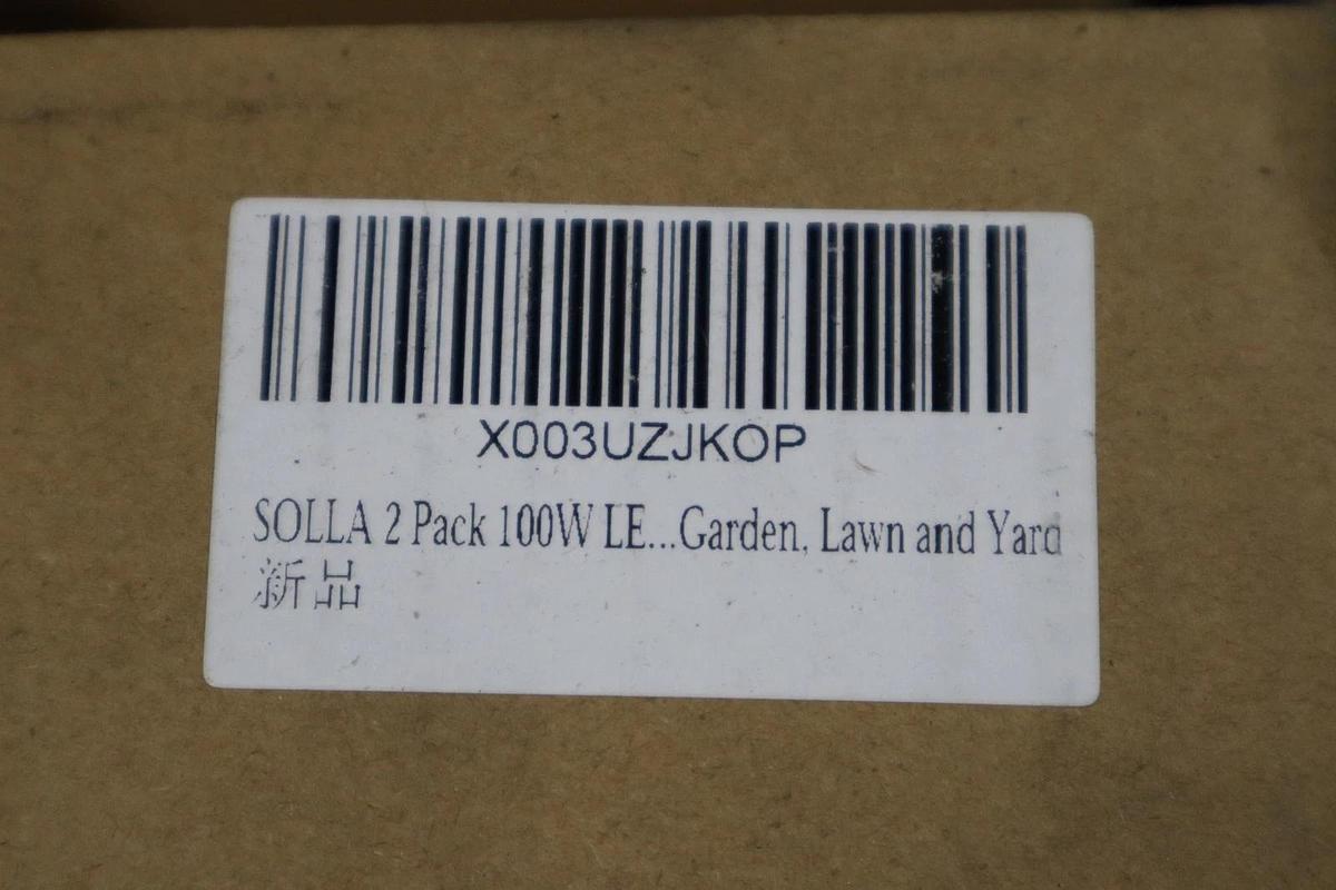 Used SOLLAR IP66 Waterproof 100W LED Flood Lights - STOCK 1929CC