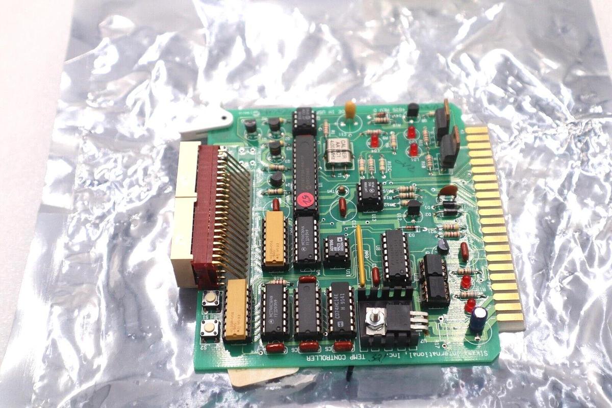 Used SIKAMA INTERNATIONAL P/N 4825 TEMPERATURE CONTROL BOARD REV D STOCK #2730