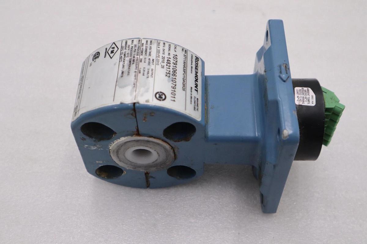 Used ROSEMOUNT 8711AHA30FU1Q4Q8Q5/ SERIAL 14821752 MAGNETIC FLOWTUBE STOCK 2583