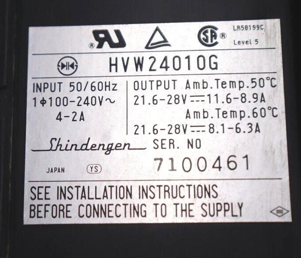 Used HONEYWELL MEASUREX 08656500 POWER SUPPLY MODULE REV C 240 V #L-379