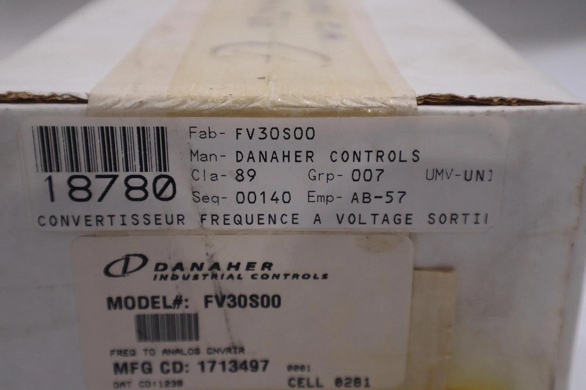 DANAHER CONTROLS FV30S00 ENCODER MFG. CD 1713497 - NEW UNIT - STOCK GF449A