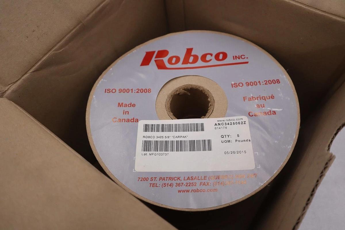Used ROBCO ANC3425062Z 3425 5/8" CARPAK 5 POUNDS - NEW IN BOX - STOCK GF856