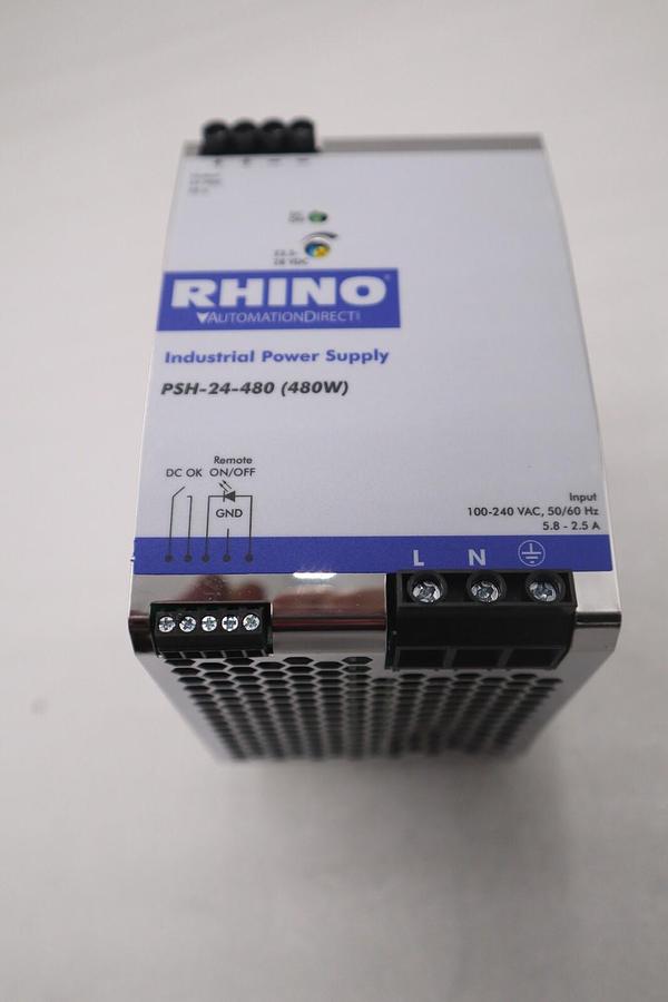 Used AUTOMATION DIRECT RHINO PSH-24-480 / PSH24480 NEW UNIT STOCK G375A