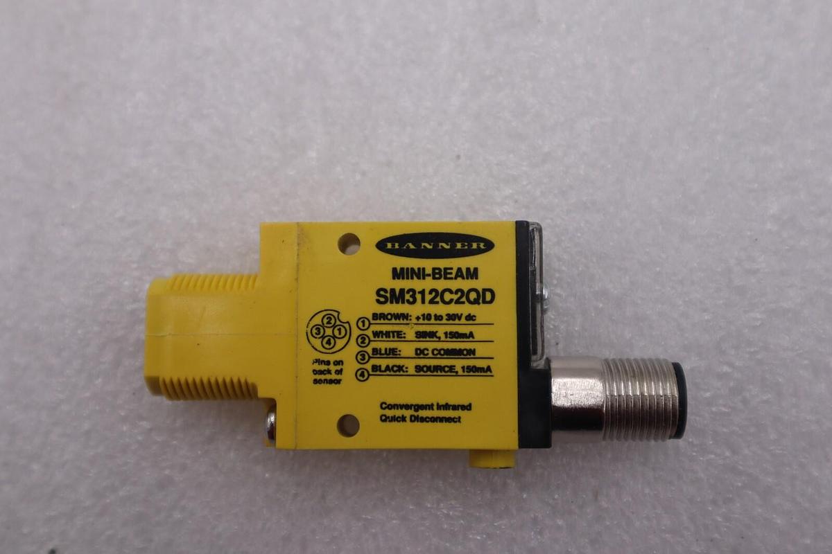 Used BANNER ENGINEERING SM312C2QD / SM312C2QD (NEW) STOCK L-370-A