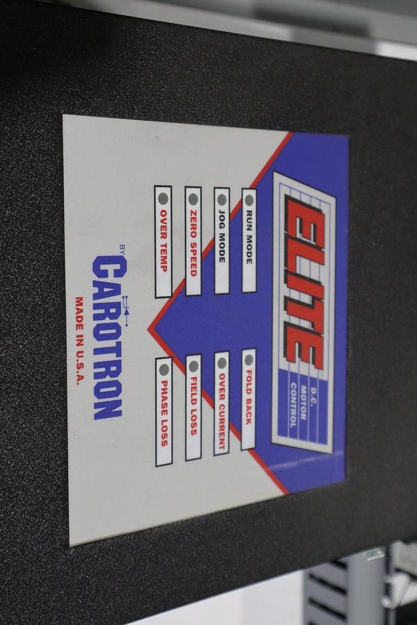 Used Carotron E06040-000 ELITE D.C. MOTOR CONTROLLER WITH CABINET NEW STOCK S-575