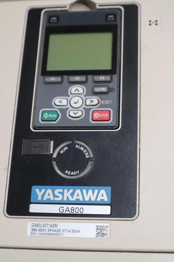 Used Yaskawa GA80U4371ABM / CIPR-GA80U4371ABMA-AAAANA 300 HP VFD DRIVE STOCK  CC27