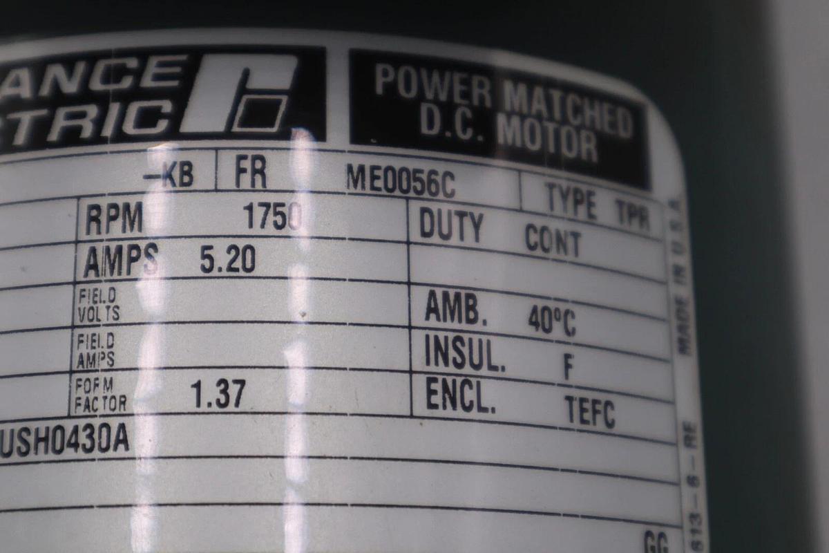 RELIANCE ELECTRIC T56S1004A DC MOTOR STOCK #M-16
