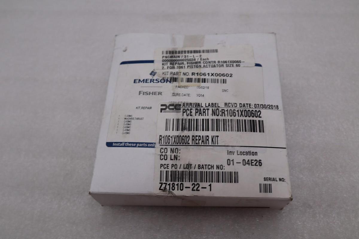EMERSON FISHER R1061X00602 #STOCK 138A