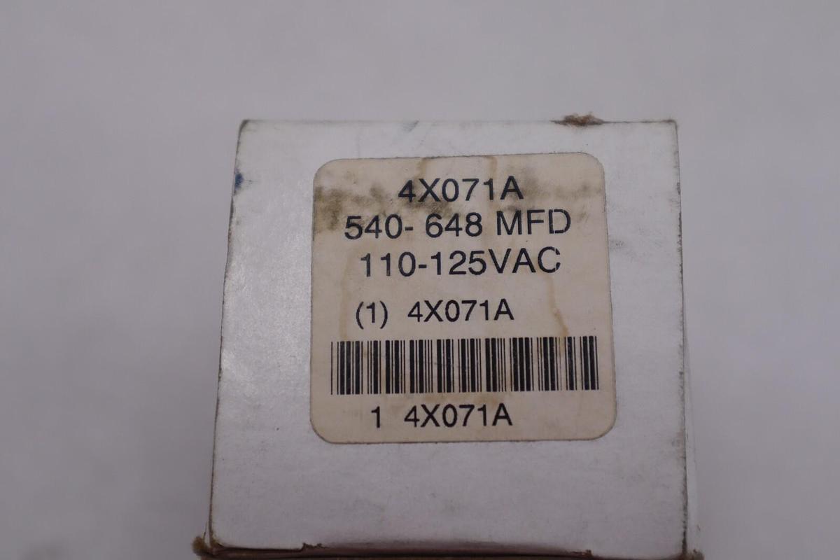 Used BC 4X071A 540-648 MFD 110-125VAC CAPACITOR STOCK #K-2330