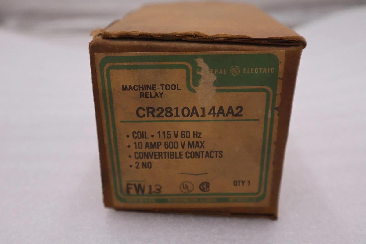 Used NEW GENERAL ELECTRIC CR2810A14AA2 RELAY - STOCK GF107A