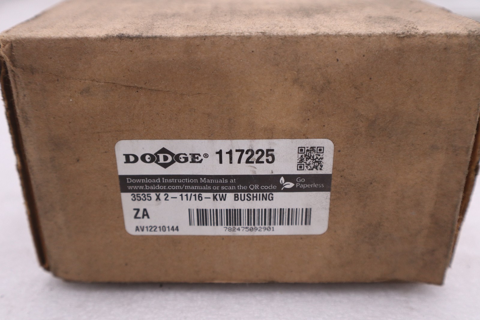 Used NEW DODGE 117225 TAPER LOCK BUSHING 3535 X 2-11/16-KW STOCK 5645CC