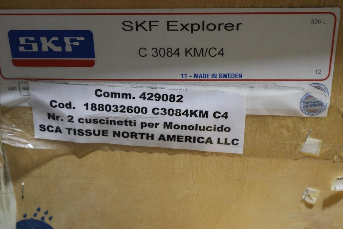 C 3084 KM/C4 - SKF EXPLORER - CARB BEARING - FACTORY NEW STOCK S-431