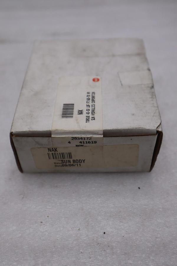 Sun Hydraulics Cartridge Valve Torque 45-50 LBF FT/60-70 NM - STOCK GF317A