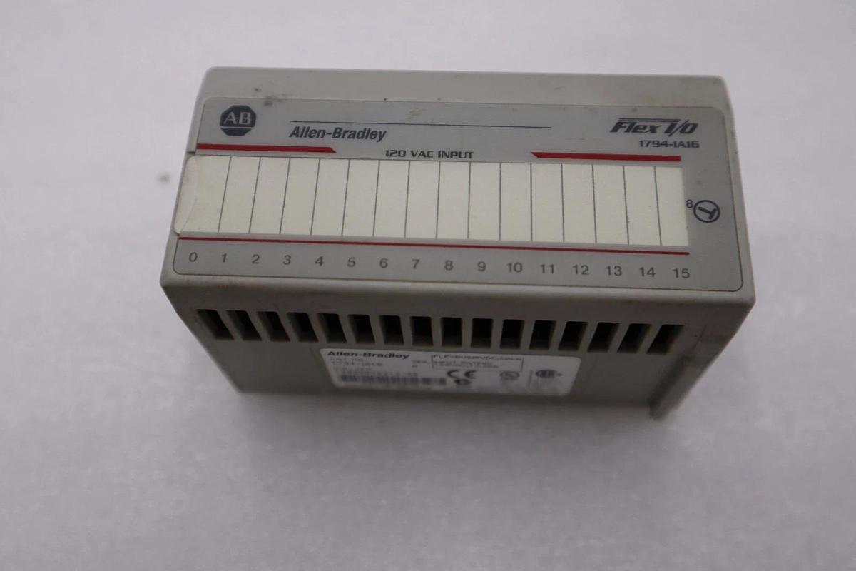 Used AB Allen Bradley 1794-IA16  Input Module  1794IA16 STK H1226A