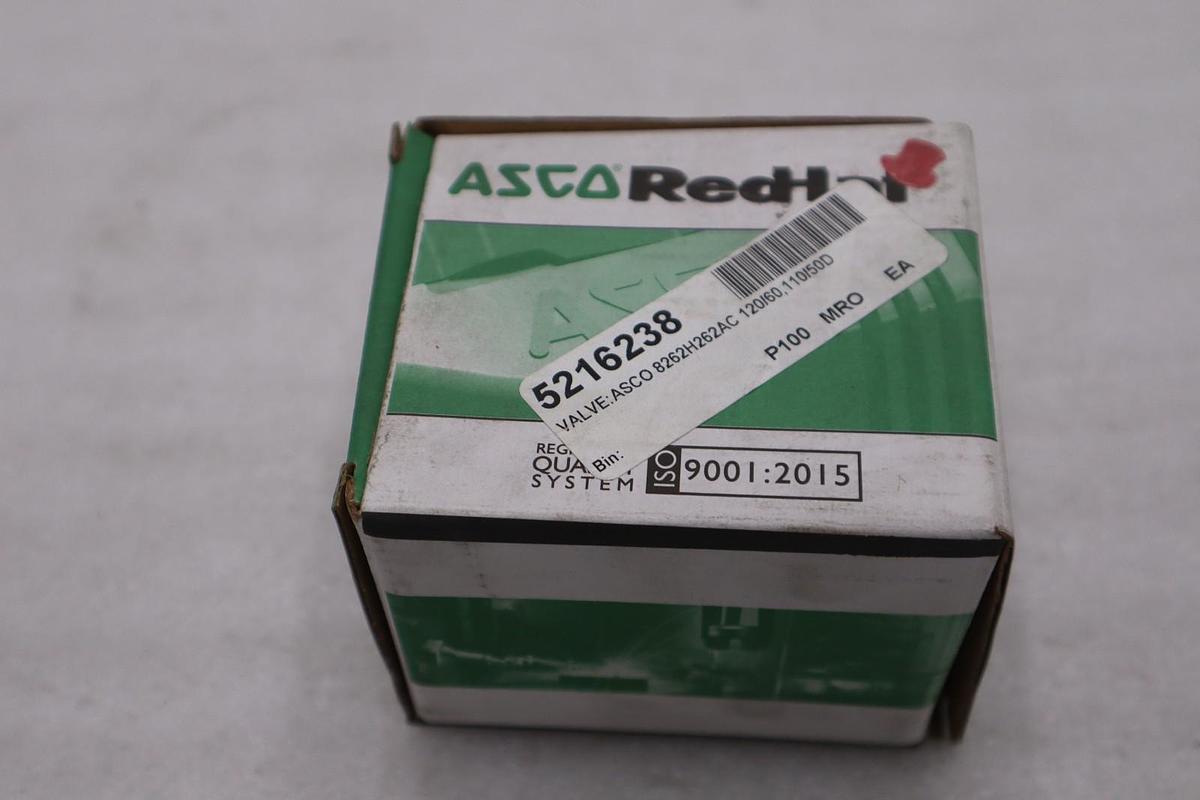 ASCO RedHat 8262H262 2-way direct-acting solenoid valve NEW IN BOX STOCK 1417D