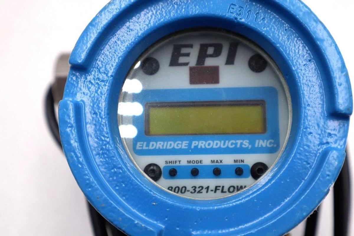Used ELDRIDGE 8669MP-SSS-133-AC115 FLOW SENSOR METER FLOWMETER ASSEMBLY STOCK 2402