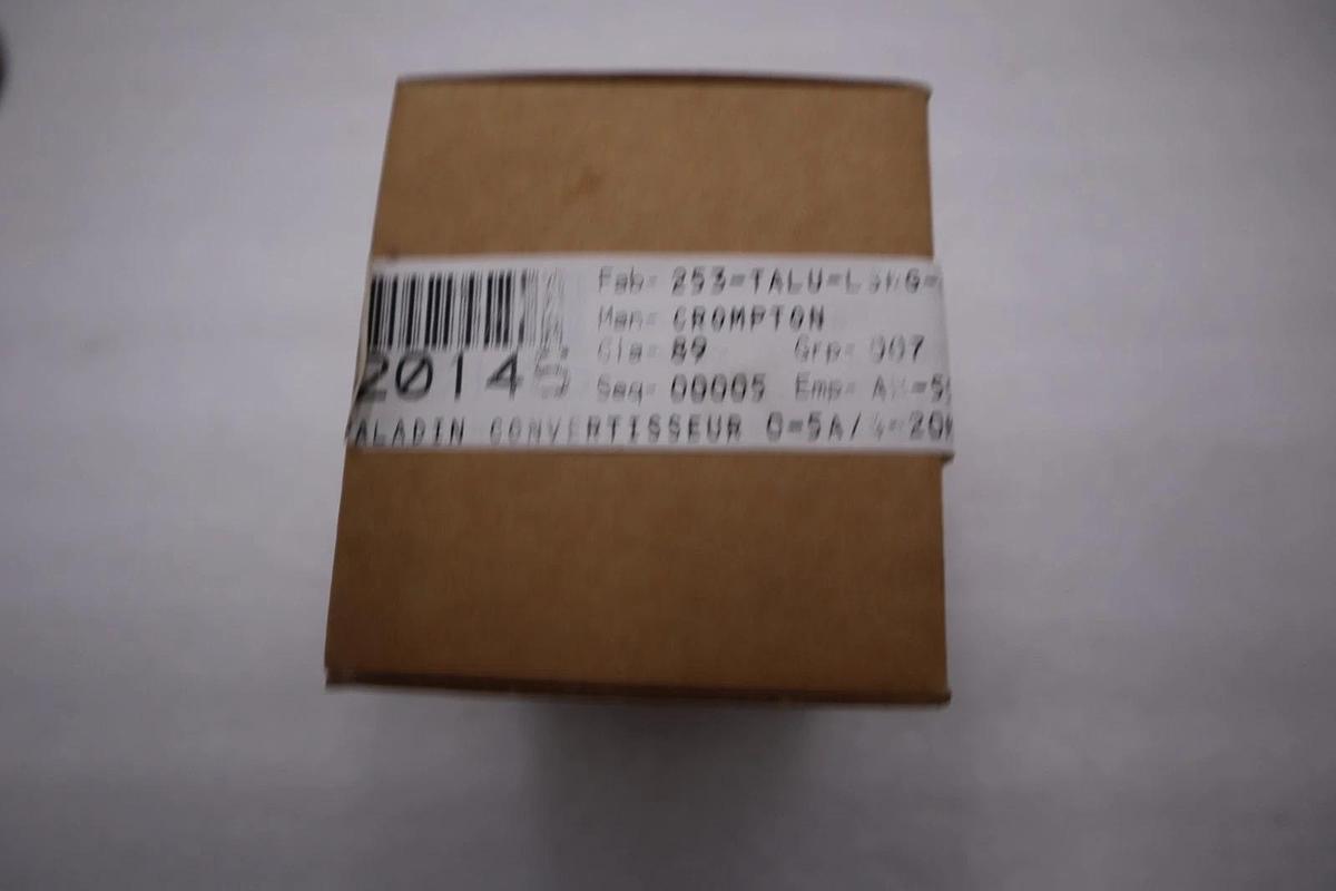 New OPEN BOX Crompton Paladin 253-TALU-LSHG-C6-A5 Current Transducer STOCK K145D