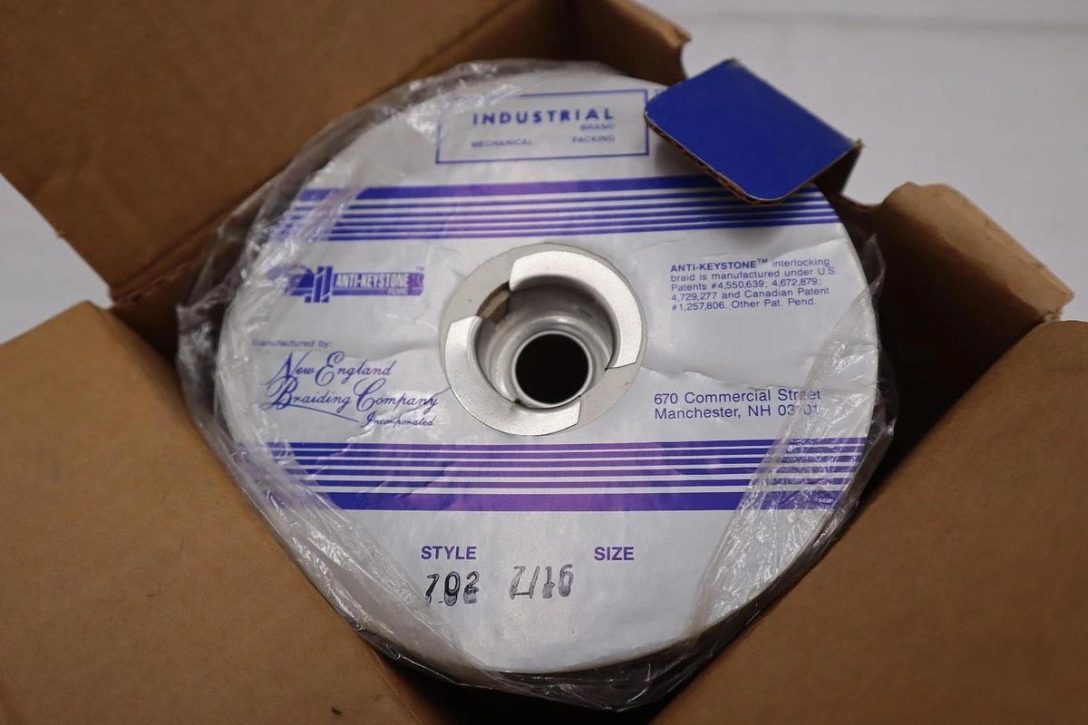 Used ANTI-KEYSTONE STYLE 702 LUBRICATED CARBON/TFE BLENDED YARN PACKING - STK GF501