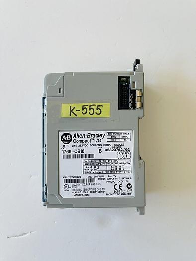 Used Allen-Bradley 1769-OB16 SER B F/W REV 3.1 Compact I/O Module #K-555