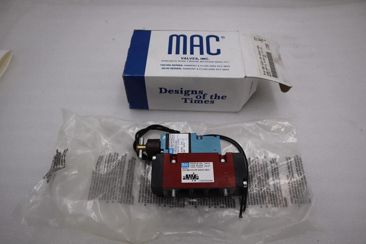 NEW MAC 54A-BB-000-DP-DEWA-4BA SOLENOID VALVE STOCK H1205