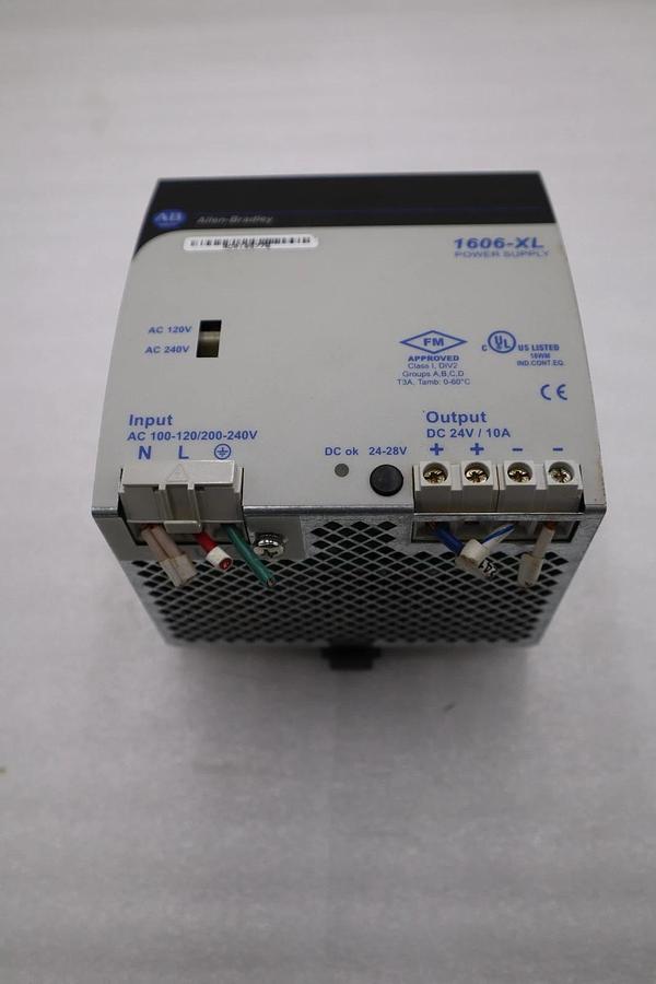 Used Allen-Bradley 1606-XL240E Ser A 1606-XL Power Supply (60 UNITS AVAILABLE) #H1739