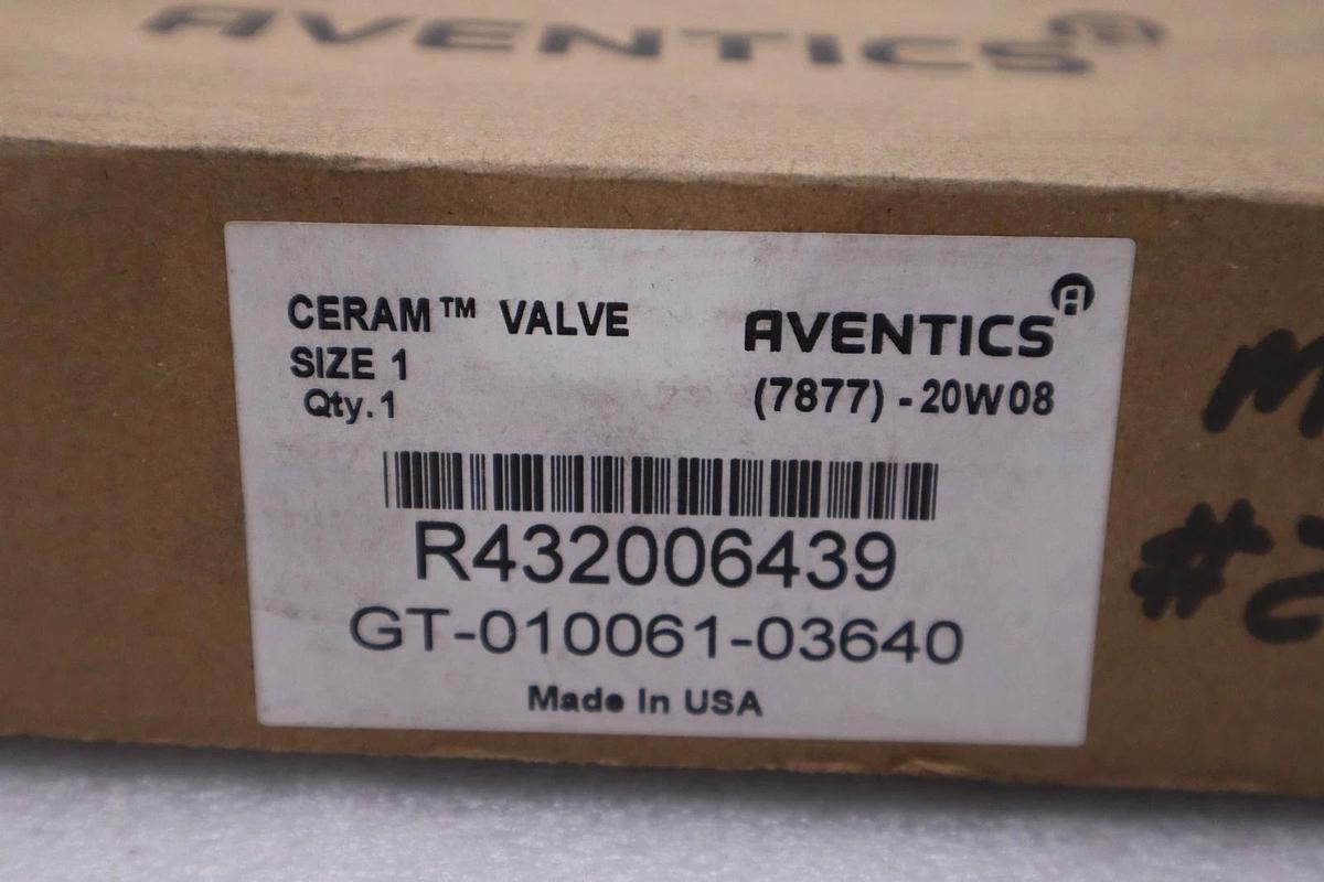 Used Aventics GT-010061-03640/ R432006439 PRESSURE TRANSMISSION VALVE - STOCK GF138A