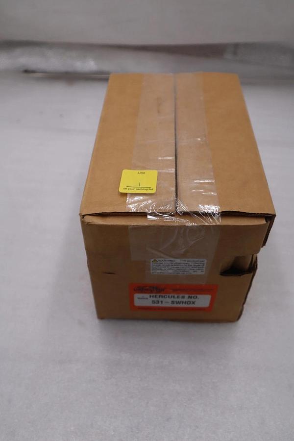 Used NEW LINEMASTER HERCULES NO. 531-SWH0X FOOT SWITCH 531SWH0X STOCK GF-1417