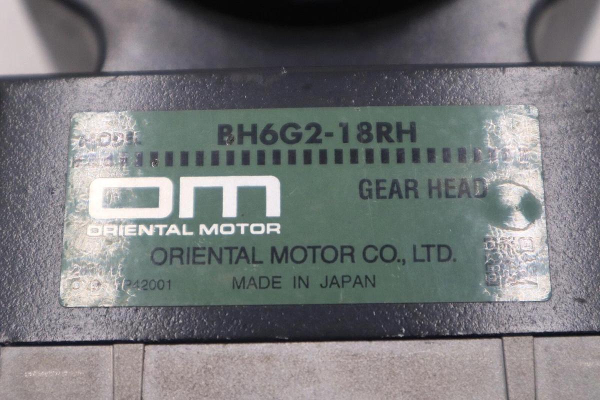 Used ORIENTAL MOTOR BH6G2-18RH / BH6G218RH (USED) STOCK 3446-A