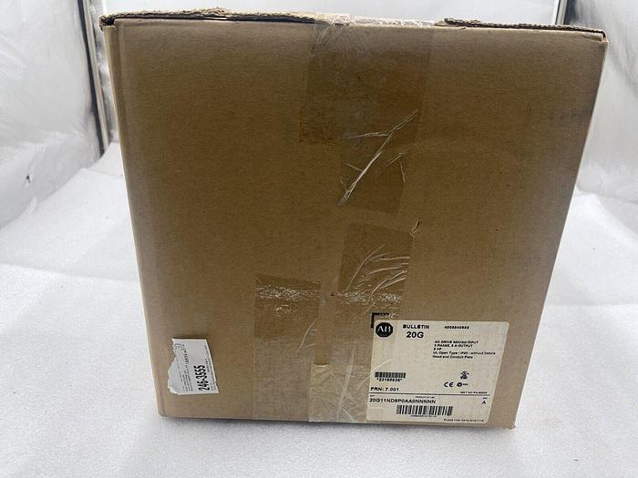 ALLEN BRADLEY POWERFLEX 755 DRIVE 5 HP 20G11ND8P0AA0NNNNN STOCK 4461
