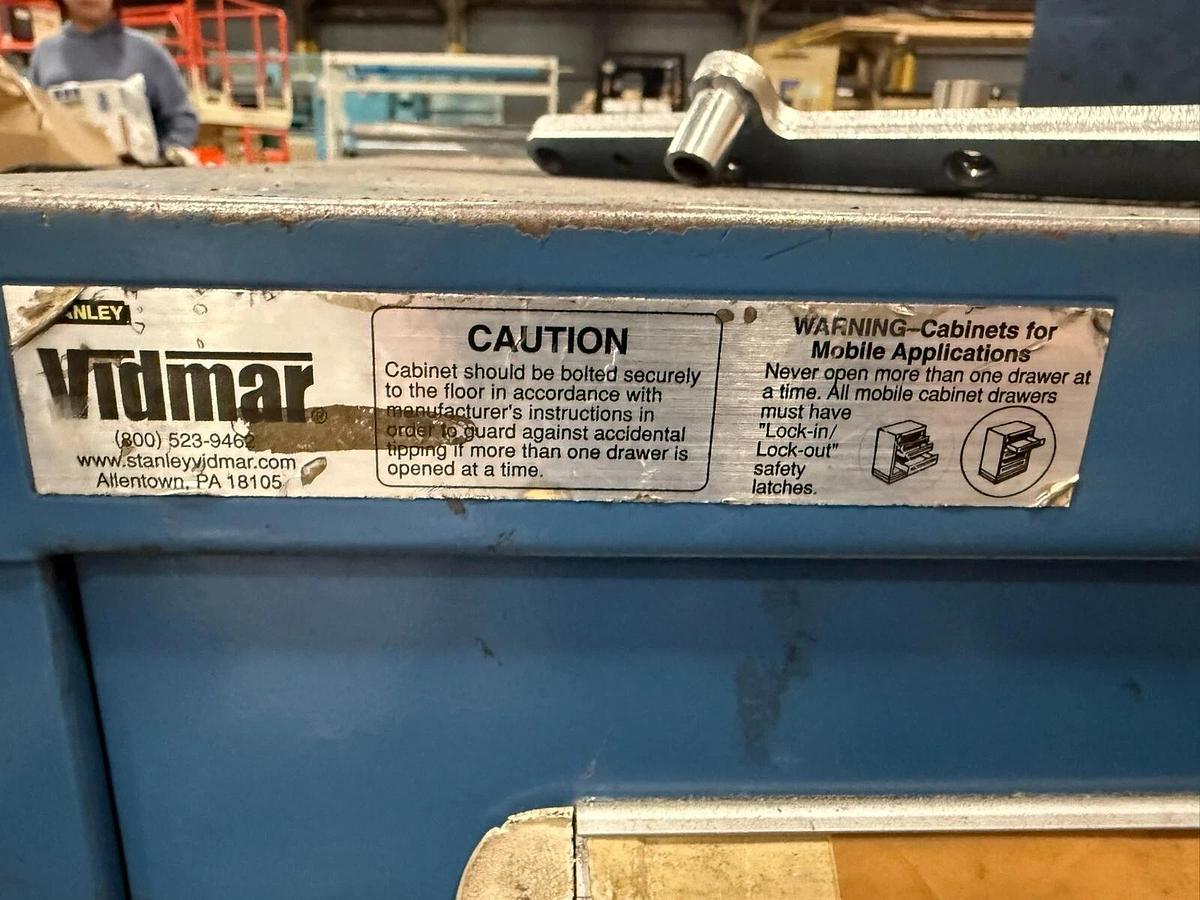 Used STANLEY VIDMAR CABINET SIX DRAWER STOCK HP-23