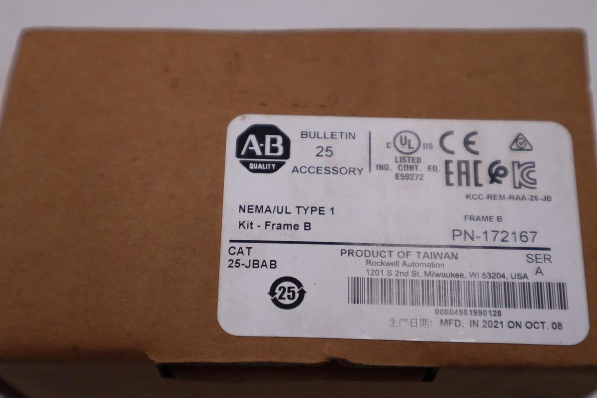 Used Allen Bradley 25-JBAB Enclosure Kit Frame B AB STK GF120