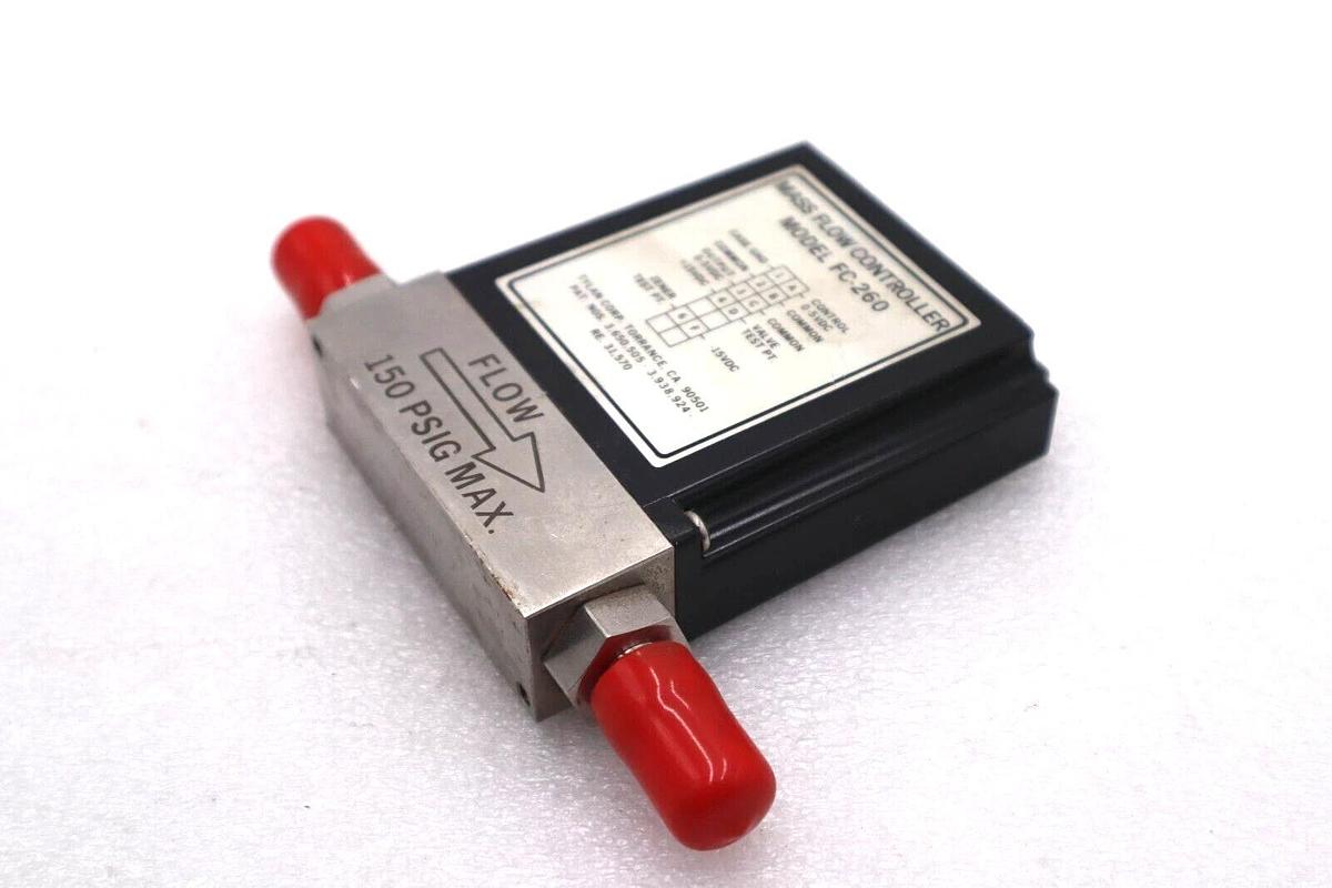 TYLAN MODEL FC-260 MASS FLOW CONTROLLER 150 PSIG MAX S/N AA804014 2 SLPM #K-1846