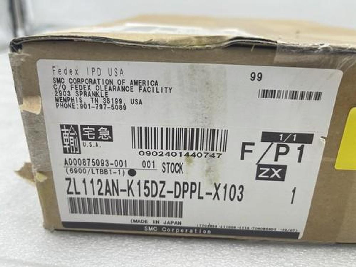 NEW SMC zl112an-k15dz-dppl-x103 Multistage Ejector Vacuum Ejector STOCK 3834
